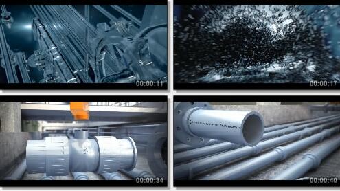 排水管三维动画片段