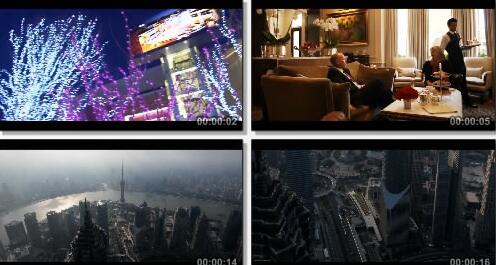 上海城市环境实拍片段